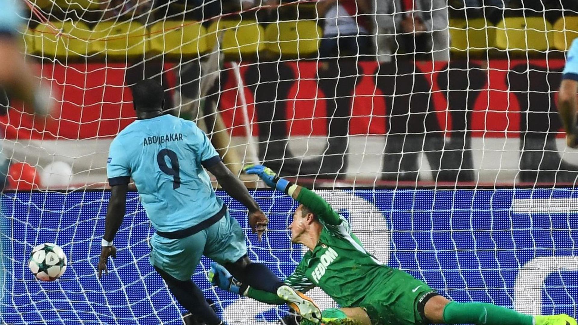 Aboubakar a fait très mal à la défense de Monaco en inscrivant les deux premiers buts de Porto.
