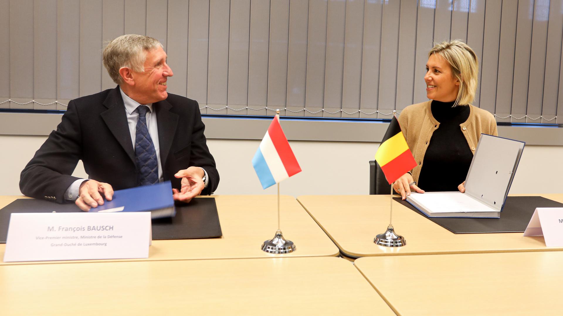 L'accord de coopération entre François Bausch, ministre luxembourgeois de la Défense, et Ludivine Dedonder, son homologue belge, a été signé en octobre dernier.