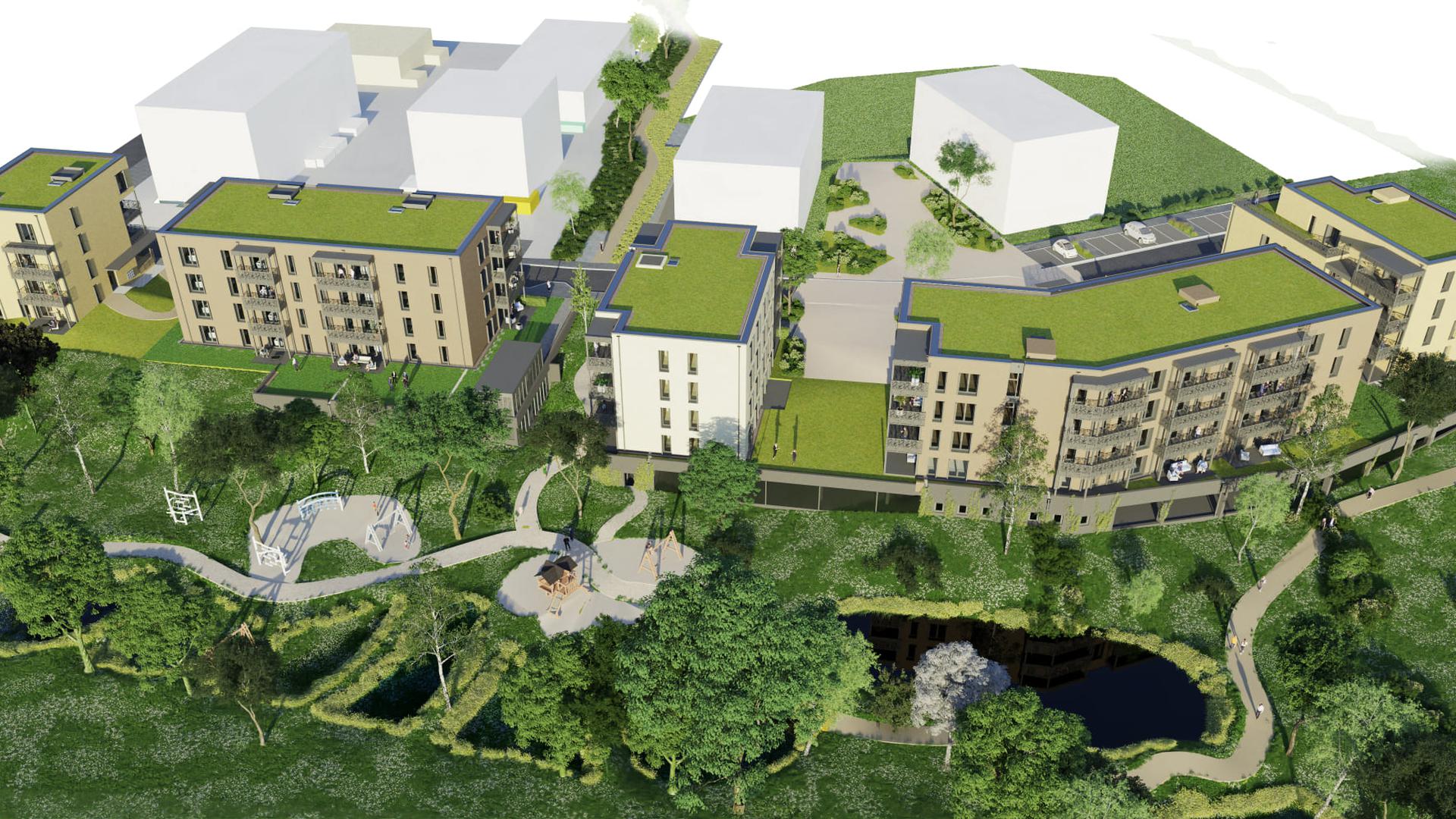 Le projet soutenu à Mamer comptera 20% de maisons individuelles et 80% d'appartements.