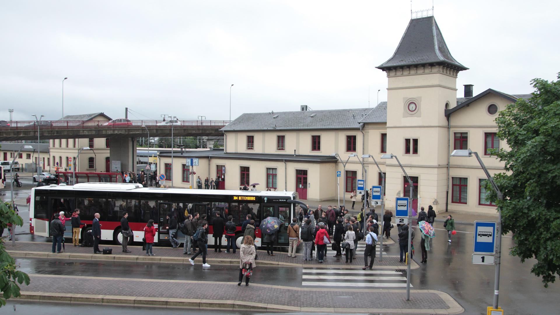 La gare de Bettembourg ne sera pas accessible en train pendant l'été 2024 en raison de travaux.