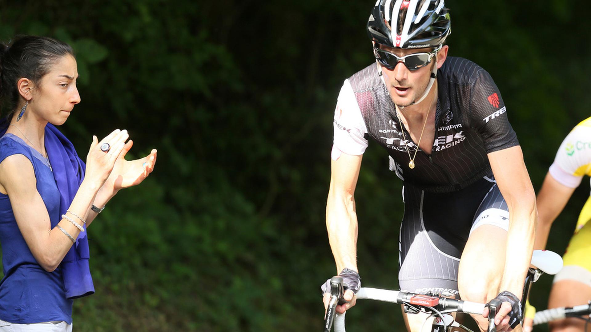 Fränk Schleck a tenté d'attaquer à plusieurs reprises dans le Col de l'Europe. En vain. 
