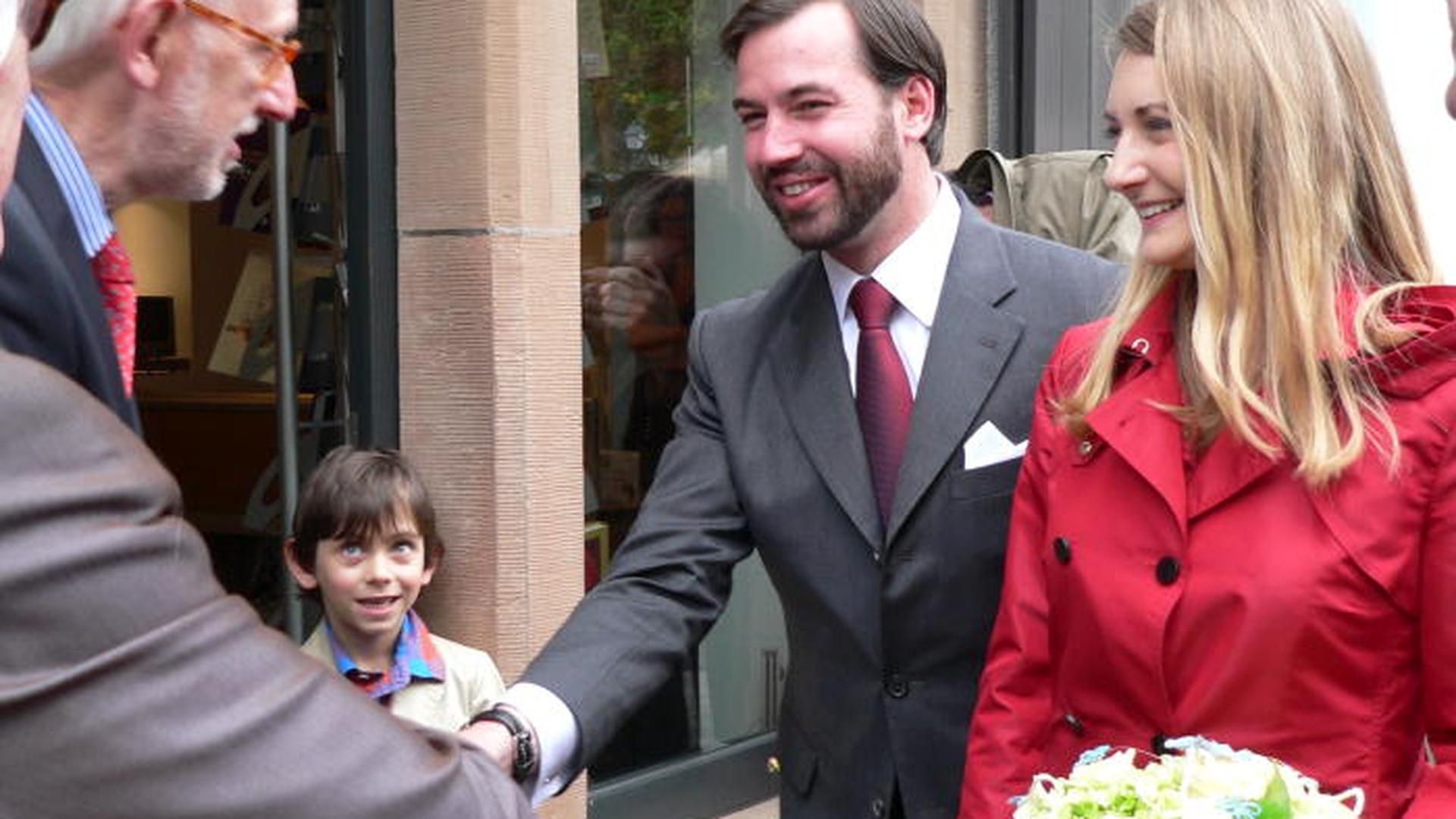Le couple grand-ducal héritier en visite à Vianden
