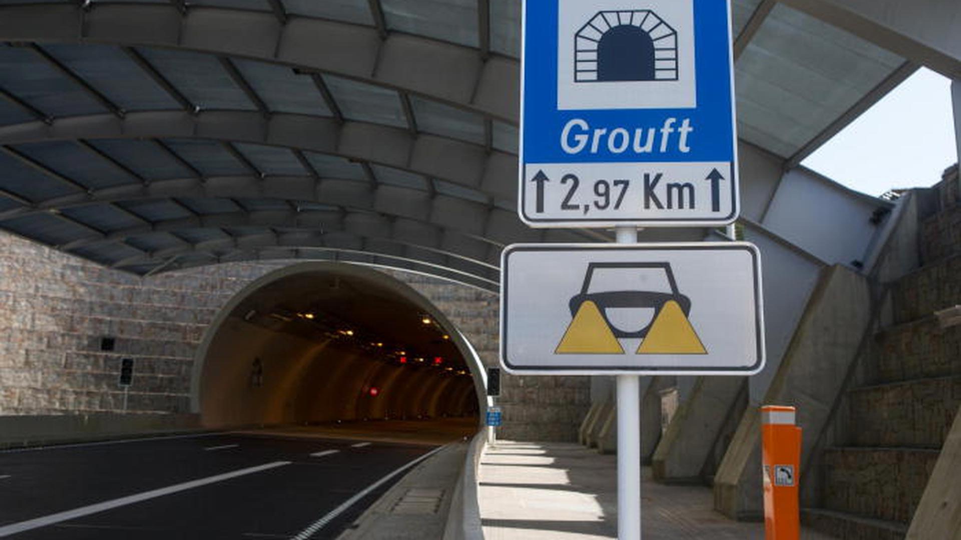 Le tunnel Grouft, sur l'A7, sera fermé ce dimanche matin, pour les besoins d'un exercice de sécurité.