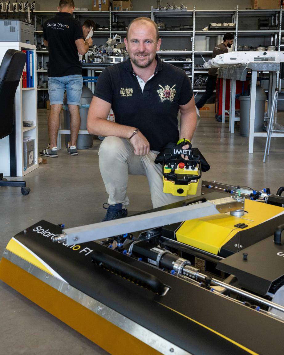 Christophe Timmermans est le fondateur et CEO de Solarcleano.