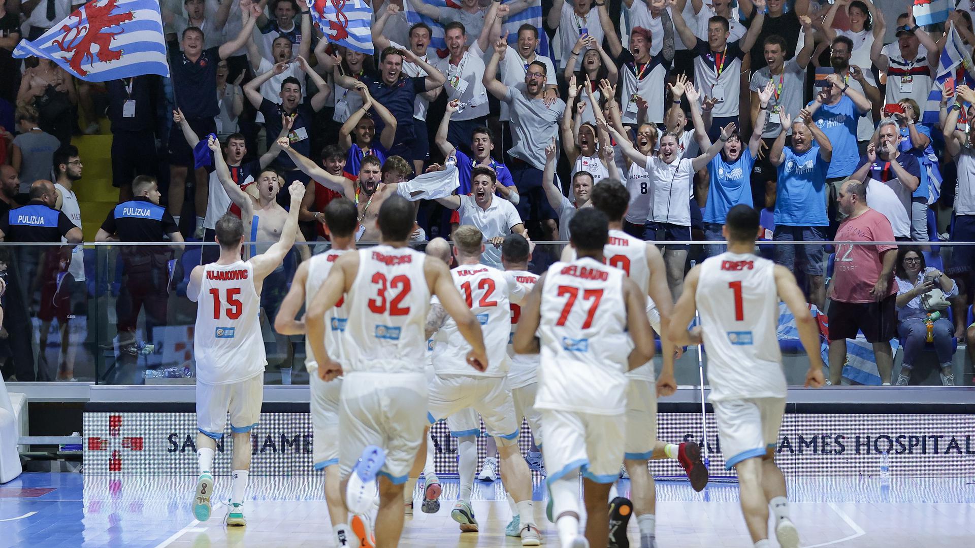 Les basketteurs luxembourgeois reviennent au pays avec deux médailles d’or et deux autres en argent.