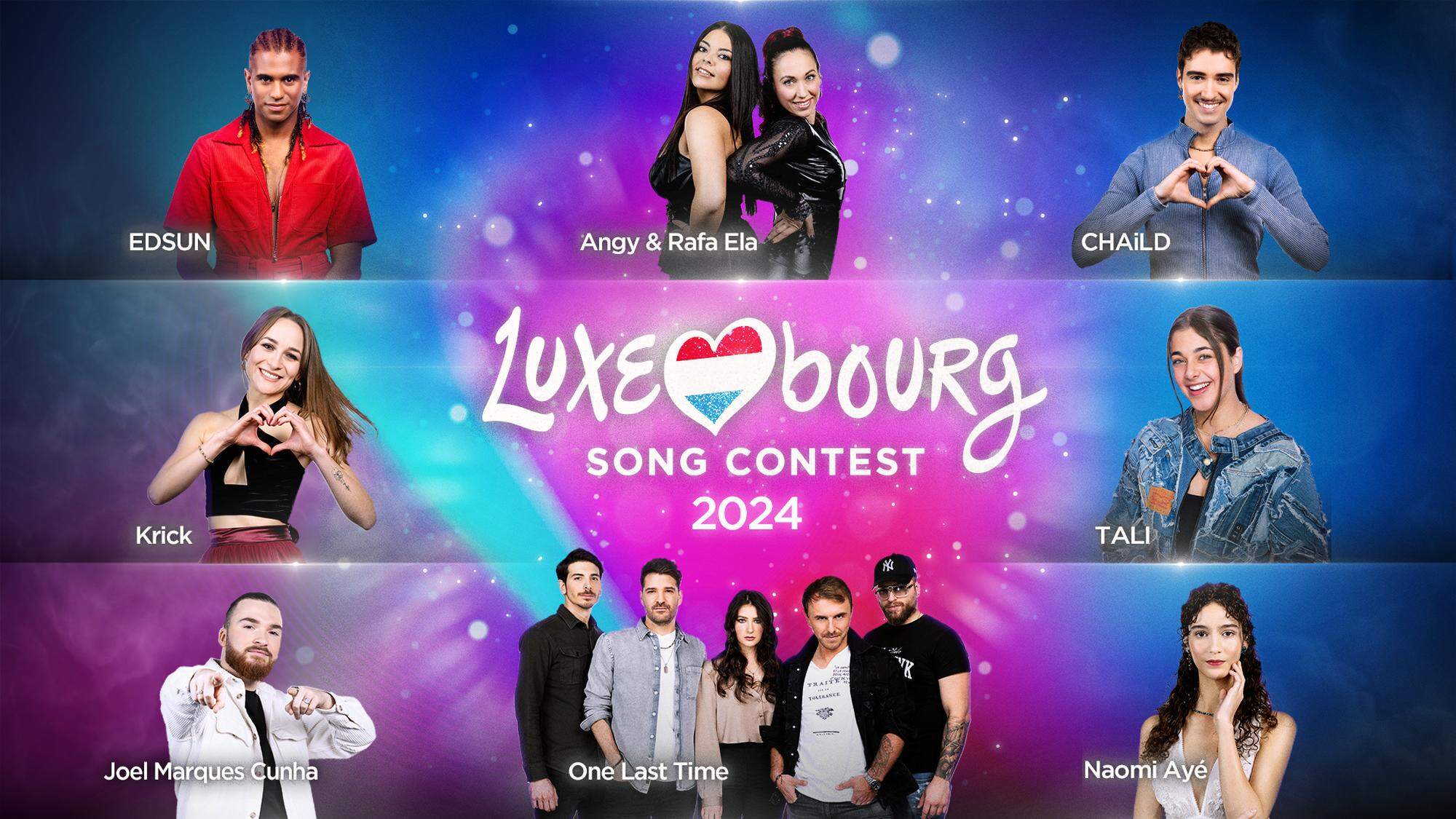 En solo, en duo ou groupe... Voici les huit candidats luxembourgeois en lice pour participer à l’Eurovision 2024.